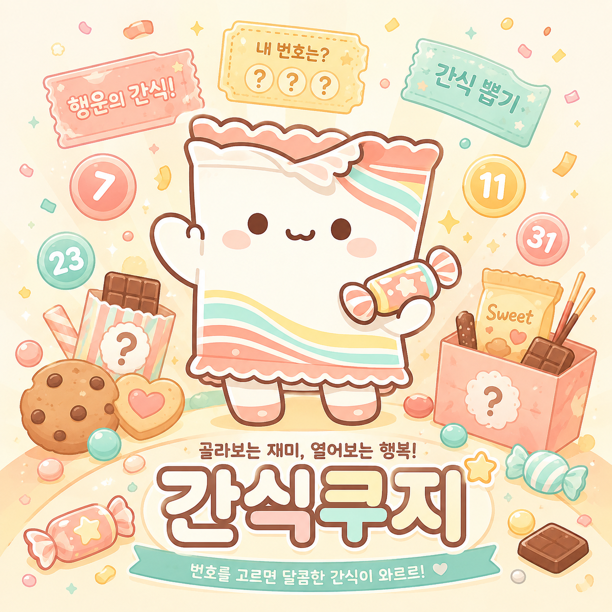 번호를 고르고 직접 뜯는 온라인 간식 뽑기 플랫폼 ‘간식쿠지’, 함께 성장할 투자자를 찾습니다.