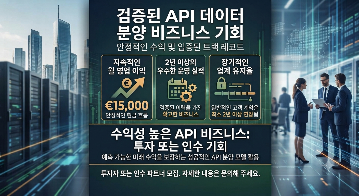 API 분양업체 수익쉐어.